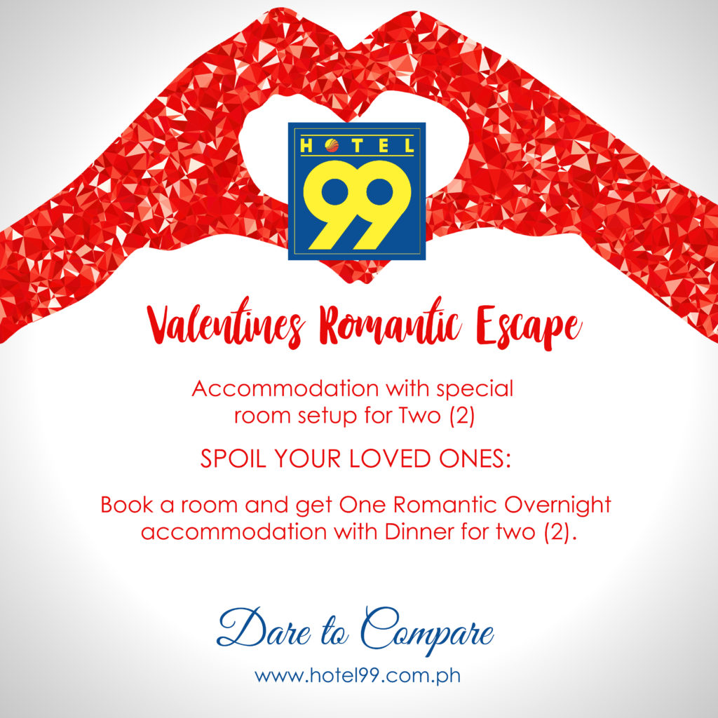 Hotel 99 Valentine's Romantic Escape Promo hotel 99 Philippines